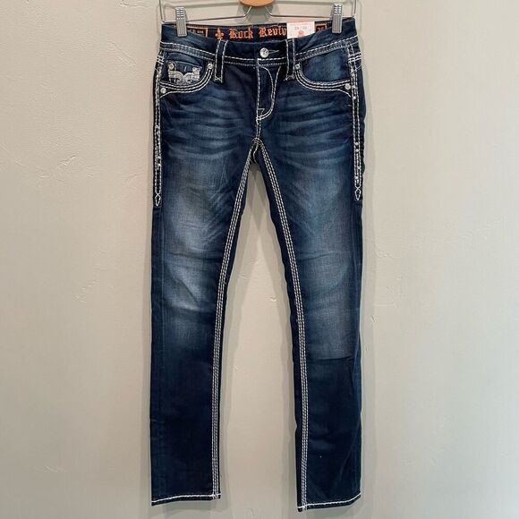 Rock Revival Denim - NWT Rock Revival Sherry Straight Jeans - Size: 25 / 32